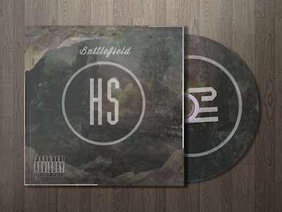 HS - Battlefielld (Album Art) album art circle graphic design typography