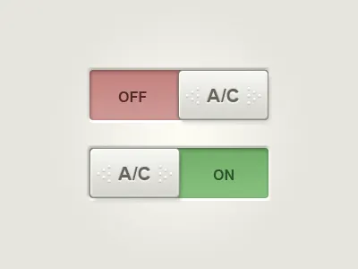 Square Toggles button radio toggle ui