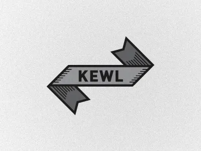 kewl award banner kewl ribbon silver