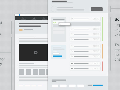 Process Testing - Blueprints thumbnails wireframes