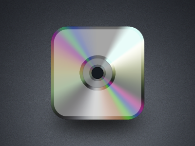 CD App Icon app cd dvd icon ios iphone