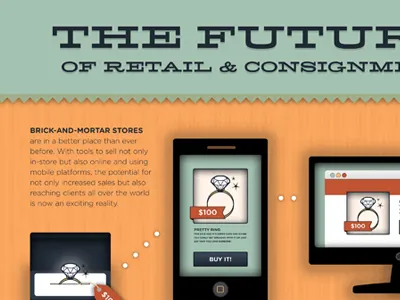 New Illustration design illo illustration internet sales sarah mick tech typography web design