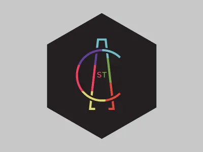 A st C a c monogram type