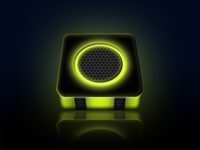 Early Xbox Inspired digital glow icon photoshop xbox