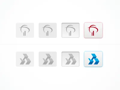 Bank Selection bank buttons hover pressed select