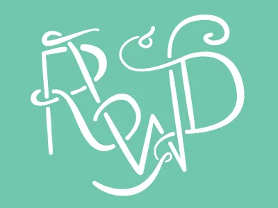 For my RWD class Keynotes step 2 lettering rwd script web