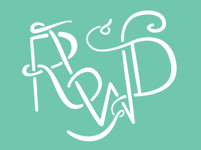 For my RWD class Keynotes step 2 lettering rwd script web