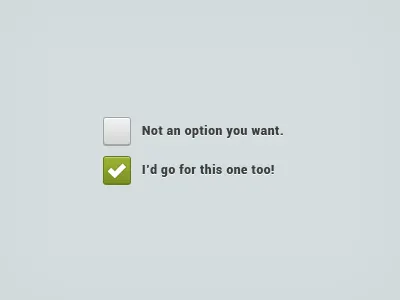 Simple checkboxes active box check green simple