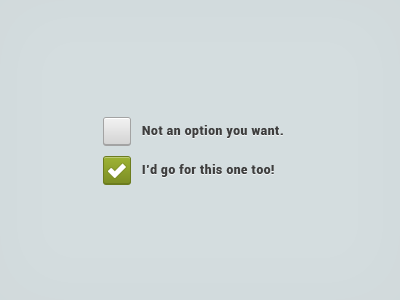 Simple checkboxes active box check green simple