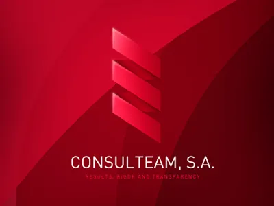Consulteam Logo brand consulting logo red results rigor team transparency