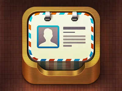 Contacts App app icon icons illustration ios ipad iphone