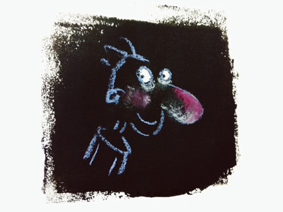 Pastels big nose doodle head random test
