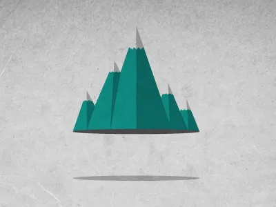 Flying Mountains fun stuffs mountains poster