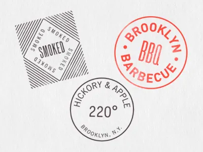 Fletcher's bar barbecue bbq branding identity logo mark restaurant type typography