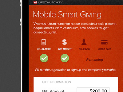 Mobile Giving App form giving mobile tithe