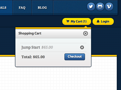 Ajax EDD floating shopping cart cart edd jumpstart