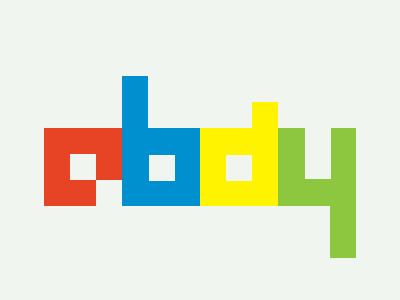 eBay Logo Rebound ebay logo pixelart rebound