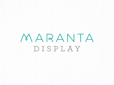 Maranta Display Proposal B boutique branding logo online store