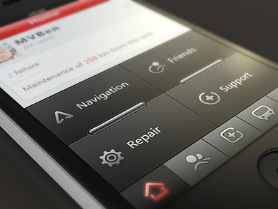 Automobile Club Iphone Ui app iphone mvben ui