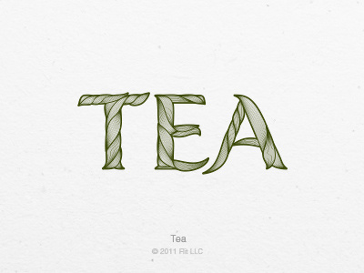 Tea flit font