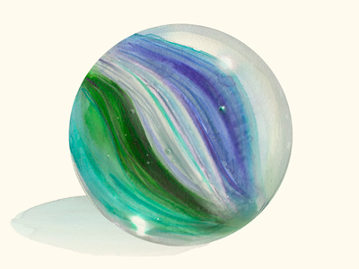Surf blue childhood marble marbles painting photo skate surf vintage watercolor