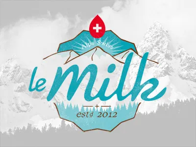 leMilk coloured version logo milk mountain