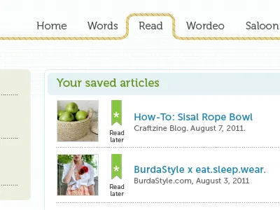 Rope Navigation app design navigation user experience website