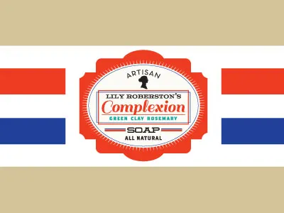 Soap label for French Legation soap