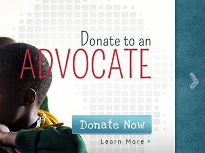 Donate to an Advocate design web web design