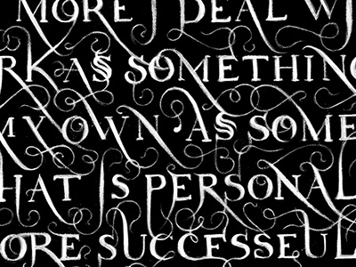 Glyphs bantjes drawn hand marian type typography