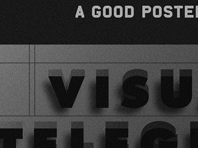 telegram 3d cassandre drop shadow type typography