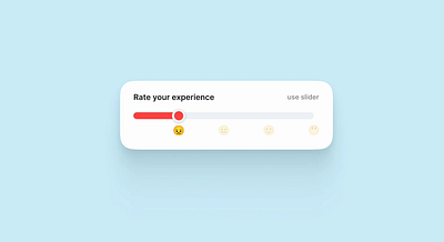 Rating experience animation design rating uiux