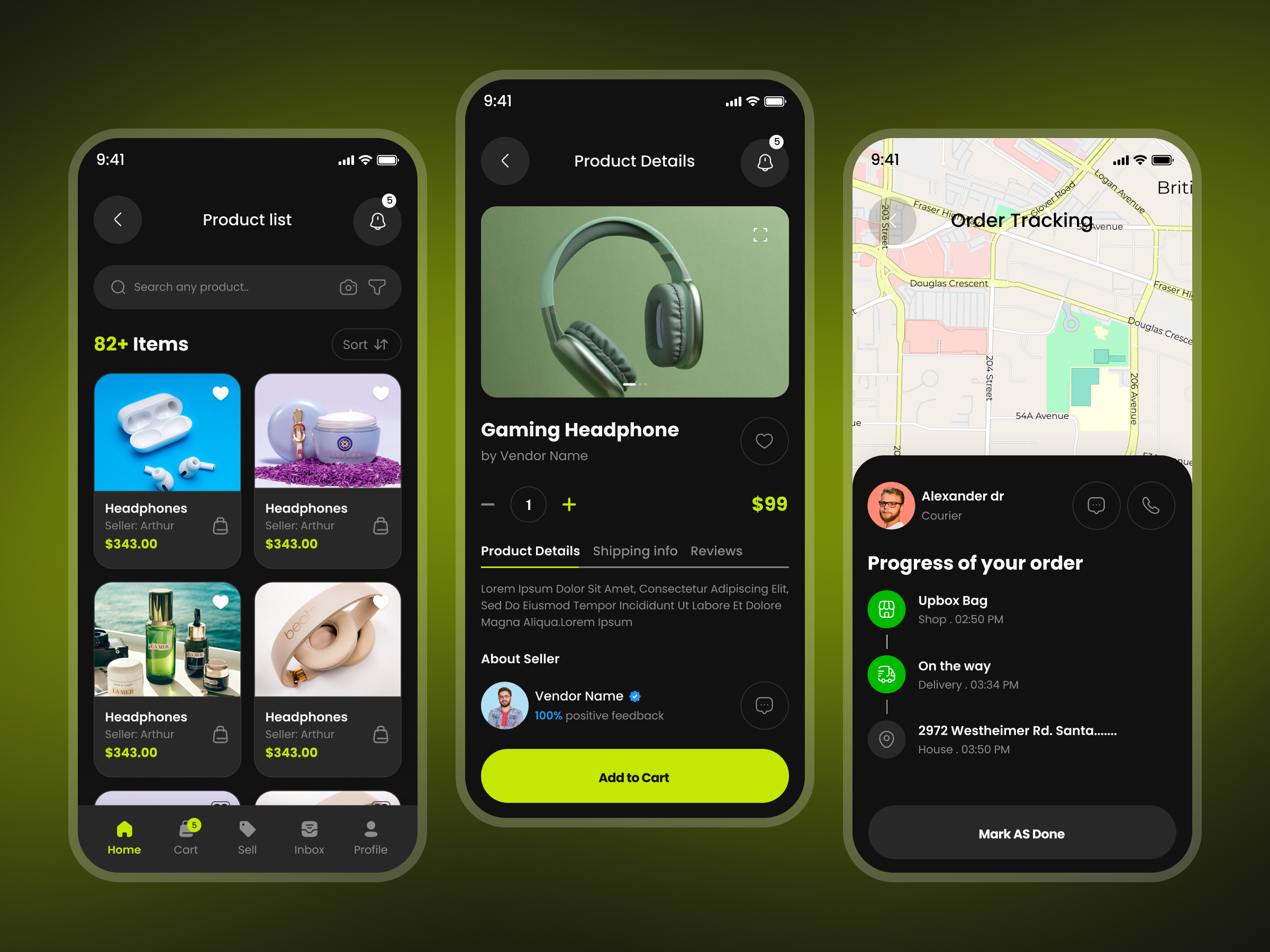 Example of Complete Mobile App UI/UX Design