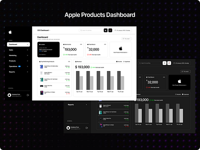 Apple Dashboard Design branding dashboard ui ui design web design