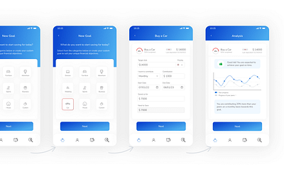 Personal Finance App app finance ux