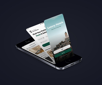 Hotel Booking Mobile App branding design figma design ui ux