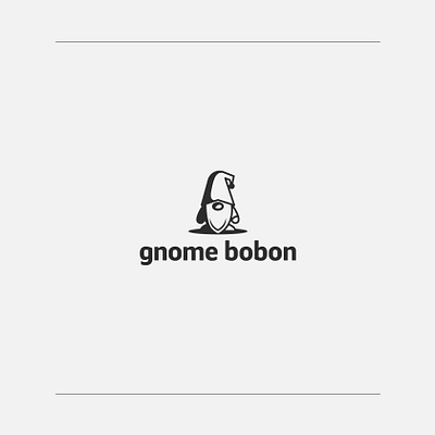 Gnome Minimal Logo character logo logo minimal gnome logo minimalist gnome logo