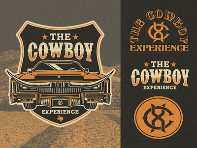 The CX Cowboy Show Branding Illustration beer bottle brand identity branding brewing branding cowboy design illustration logo logo symbol retro texas type typography vintage vintage illustration