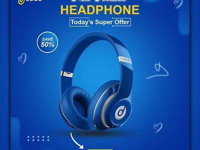 New Arrival Headphones: Discover the Latest Sounds design graphic design product design social media post