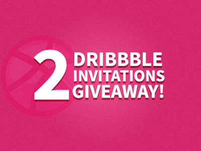 Invitation Giveaway dribbble giveaway invitation