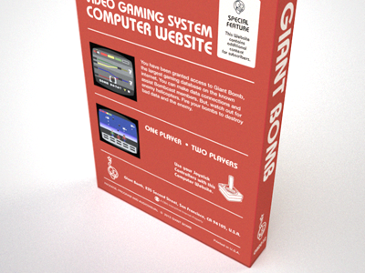 Giant Bomb Box Art - Back atari 2600 giant bomb