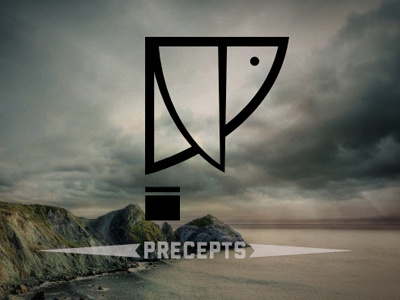 Precepts animals bird icon logo