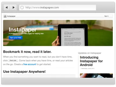 Instapaper Redux bootstrap instapaper redesign twitter bootstrap