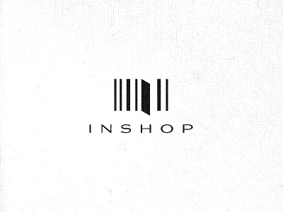 in-shop logo design barcode door freelance freelance logo designer freelancer logo logo design logo designer logos negative negative space shop shopping srdjan kirtic wizemark