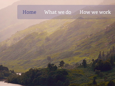 [cp] Project #2 blue codepotato scotland typography web design