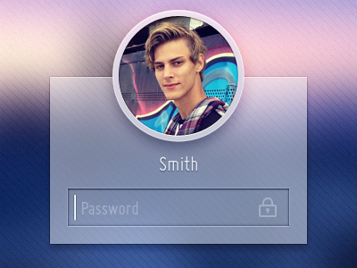 Transparant Login in input field interface lock log login password ui