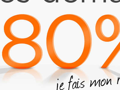 Newsletter 3d e market market newsletter orange photoshop soldes white