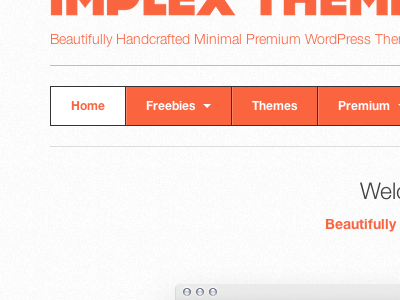 Orange nav bar bar hover html nav php simple