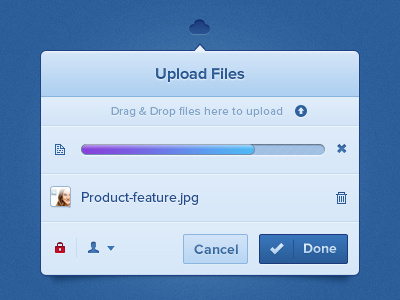 File Upload Window 17seven app ui design application design designer drag drop file file upload files graphic design loading bar model window module progress bar ui ui design upload upload feature web app website window