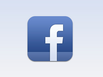 The IOS icon of the Facebook app facebook france free icon photoshop psd social